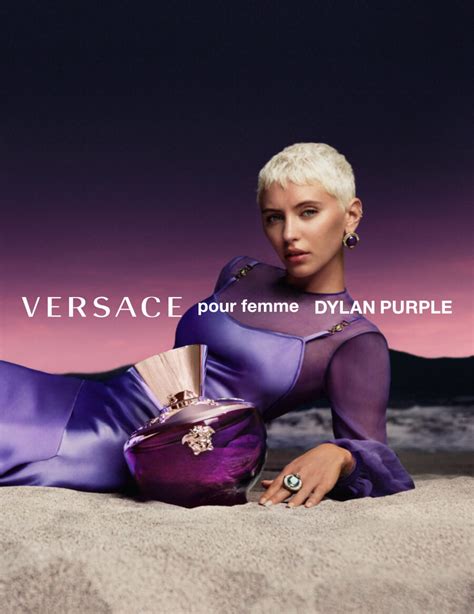 versace dylan purple model|blonde model in Versace commercial.